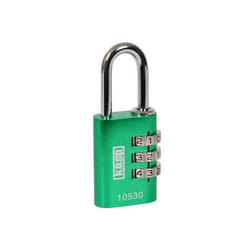 Kasp K10520GRED Aluminium Combination Padlock 20mm Green