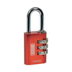 Kasp K10530REDD Aluminium Combination Padlock 30mm Red