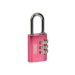 Kasp K10530PIND Aluminium Combination Padlock 30mm Pink