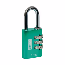 Kasp K10530GRED Aluminium Combination Padlock 30mm Green