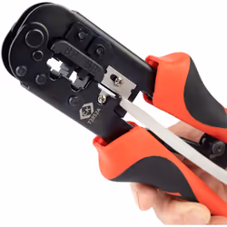 CK Tools T3852A Ratchet Crimping Pliers For Modular Plugs 6/8P