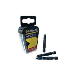 1 Pack - CK Tools T4560 PZ2LD10 Blue Steel Impact Screwdriver Bit 50mm PZ2 Box of 10