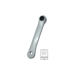ETC Cotterless Alloy Left Hand Crank (JIS) - 165 MM, Silver