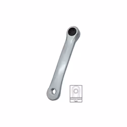 ETC Cotterless Alloy Left Hand Crank (JIS) - 152 MM, Silver