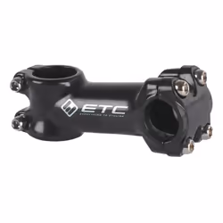 ETC MTB Stem - 90 MM X 25.4 MM X 1 1 / 8 Inch - 15 Degree, Black