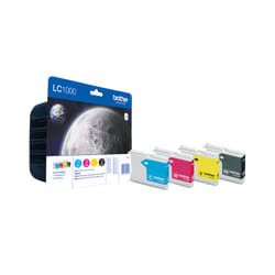 Brother LC1000VALBPDR ink cartridge 4 pc(s) Original Black, Cyan, Magenta, Yellow
