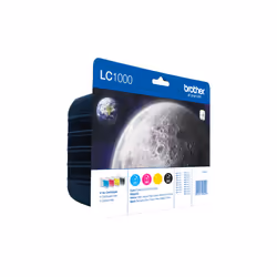 Brother LC1000VALBPDR ink cartridge 4 pc(s) Original Black, Cyan, Magenta, Yellow