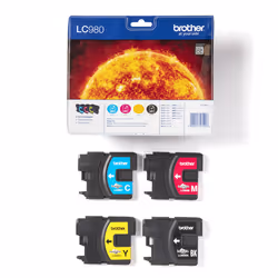 Brother LC-980VALBPDR ink cartridge 4 pc(s) Original Black, Cyan, Magenta, Yellow - Additional view 4
