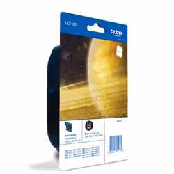 Brother LC1100BKBP, Black, 1 pc(s), 450 pages, Single pack