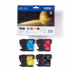 Brother LC1100VALBPDR ink cartridge 4 pc(s) Original Black, Cyan, Magenta, Yellow - Additional view 4