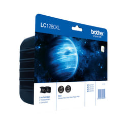 Brother LC1280XLBKBP2DR ink cartridge 2 pc(s) Original Black