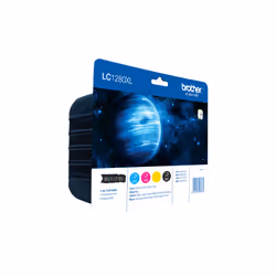 Brother LC1280XLVALBPDR ink cartridge 4 pc(s) Original Black, Cyan, Magenta, Yellow