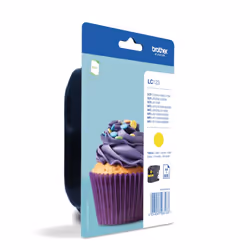 Brother LC123YBP, Yellow, 1 pc(s), 600 pages, Single pack