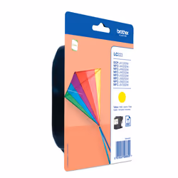 Brother LC223YBP, Yellow, 1 pc(s), 550 pages, Single pack