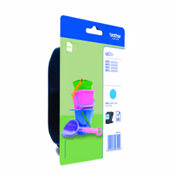 Brother LC221CBP, Cyan, 1 pc(s), 260 pages, Single pack
