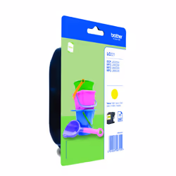 Brother LC221YBP, Yellow, 1 pc(s), 260 pages, Single pack