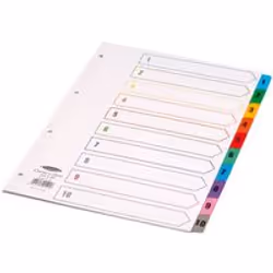 Create professional presentations. reports and projects with these multicolour tabbed indexes. White board with mylar reinfor ...