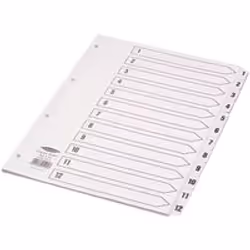 A comprehensive range of premium indexes for numerical. alphabetical and monthly filing. White board with clear mylar reinfor ...