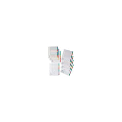 Concord Punched Pocket Index Multicolour-tabbed Europunched Jan-Dec Extra Wide A4 White Ref CS79