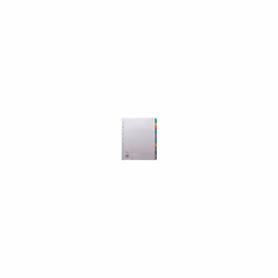 Concord Punched Pocket Index Multicolour-tabbed Europunched 1-20 Extra Wide A4 White Ref CS99