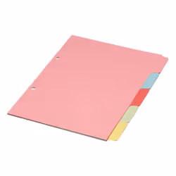 Concord A5 5 Part Subject Divider