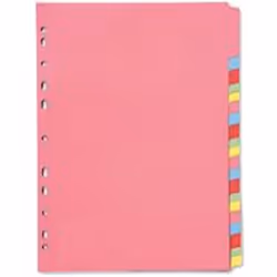 Concord Subject Dividers. Quality heavyweight 230 micron assorted colour board dividers. Functional and easy to use. tabs can ...