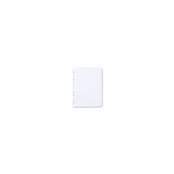 Concord A4 10 Part Subject Divider - White