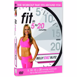 Fit in 5 to 20 Minutes - Belly Fat Blitz (DVD)
