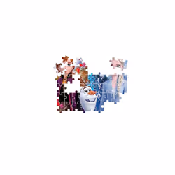 20251, Disney Frozen Supercolor Puzzle for Children - 2 x 30 Pieces , Ages 3 Years Plus