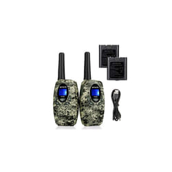 RT628 Walkie Talkie Rechargeable, 8 CH VOX 10 Call Tones, Walkie Talkie Kids, with Li-ion Batteries and Charging Cable, Birthday Gifts for Kids,