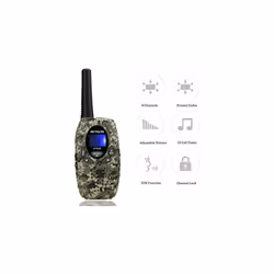 RT628 Walkie Talkie Rechargeable, 8 CH VOX 10 Call Tones, Walkie Talkie Kids, with Li-ion Batteries and Charging Cable, Birthday Gifts for Kids,