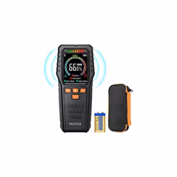 Pinless Moisture Meters with Backlit LCD Screen Non-Invasive Moisture Meter Detects up to 3/4-Inch Below Surface for Non-Dest ...