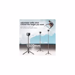 3-in-1 Selfie Stick with wireless remote for GoPro Hero 11 black/Hero 10/Hero 9/8ï¼Aluminum Alloy Monopod Tripod Bluetooth remote control can be