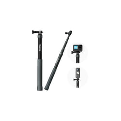Selfie Stick Long Pole Invisible for GoPro Insta360 (120cm/47.2 inch), Light Carbon Fiber Extension Monopod for Go Pro Max Hero 11 10 9 8 7 6 5 One X2
