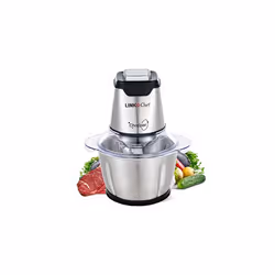 Mini Chopper 400W LINKChef Mini Food Processor Vegetable Chopper 1.2L Stainless Steel Bowl, Meat Grinder with 4 bi-Level Blad ...