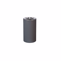 Toothbrush Holder, Poly Resin, Anthracite, 7 x 7 x 11.8 cm
