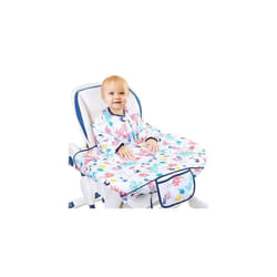 Baby Bibs with Sleeves,Toddler Feeding Bibs Coverall Long Sleeve Baby Apron for Painting,Waterproof Adjustable Wipe Clean Attaches to Highchair