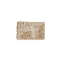 Soft Faux Fur Rug Indoor Fluffy Faux Sheepskin Area Carpet Rugs for Bedroom Sofa Living Room Rectangle Washable Floor Mat 2 x 3 Feet Khaki