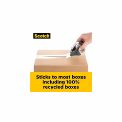 Box Lock Packaging Tape, 1 Roll , 48 mm x 50 m - Strong Clear Packing Tape, Ideal for Shipping Christmas Presents
