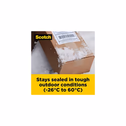 Box Lock Packaging Tape, 1 Roll , 48 mm x 50 m - Strong Clear Packing Tape, Ideal for Shipping Christmas Presents