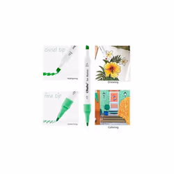 Colouring Pens 48 Colours, Graffiti Pens Markers Set for Architectural Design Double Tipped Alcohol Markers Chisel & Bullet Alcohol-Based Art Marker