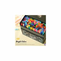 120 Dual Tip Colouring Pens, Brush Pens Felt Tip Pens for Adult Colouring Book, Fineliner & Brush(0.4 &1-2mm), Drawing Calligraphy Sketching Journal,