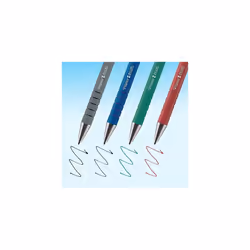 Flexgrip Ultra Retractable Ballpoint Pens | Medium Point (1.0 mm) | Assorted Colours | 4 Count