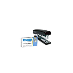 PSE000AS Pocket Stapler with 1000 x 10/4 mm Staples, 12 Sheet Capacity, Random Assorted Colours