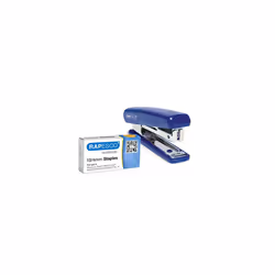 PSE000AS Pocket Stapler with 1000 x 10/4 mm Staples, 12 Sheet Capacity, Random Assorted Colours