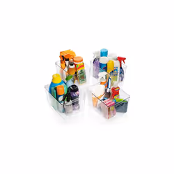 Plastic Storage Bins â Perfect Kitchen Organization â Fridge Organizer, Pantry Organization and Storage Bins, Cabinet Organizers (8 Pack)