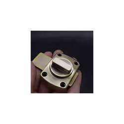 Zinc Alloy Latch Rotate Bolt, Silver Security Slide Lock Latch Bolt for Door Cupboard Drawer, Internal Door Lock, 66x53mm, 1 Pcs