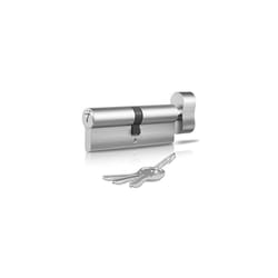RESET-45/45T Thumb Turn Euro Lock Cylinder(90mm),Euro Door Barrel Lock with 3 Keys,Anti-Bump,Anti-Drill,Anti-Pick Door Lock with Key,High Security for
