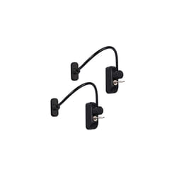 Window Restrictor Locks 2PCS Window Door Cable Restrictor Lock Child Baby Safety Security Wire Catch for Home Public and Commercial Applications Black