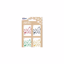 36 PCS Avery Festive Label Bundle Pack, Label Stickers, Self-Adhesive Premium Christmas Name Gift Labels, Gift Wrapping Bag Decoration